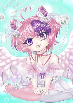 ENVtuberのIronmouseちゃんのFAです。声がとても可愛いくてでも歌声の力強さはレベチでした😳